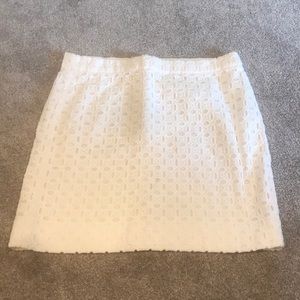 Jcrew factory eyelet pencil skirt
